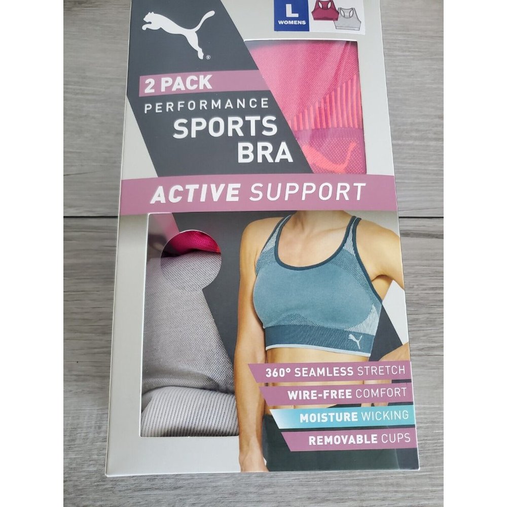 - New Puma Woman’s Performance 2Pack Active Support Wicking/seamles… - Picture 1 of 6